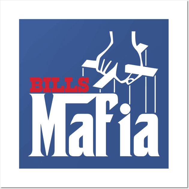 Buffalo Mafia Football Superfan Tribute Wall Art by darklordpug